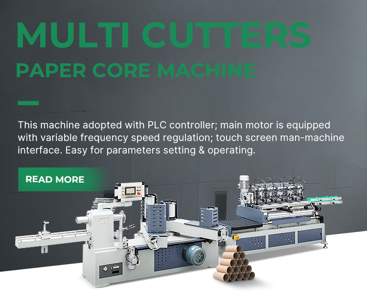 Multi Cutters Paper Core Machine