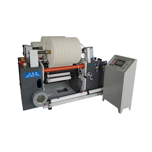 High precision converting equipment operating in a manufacturing facility